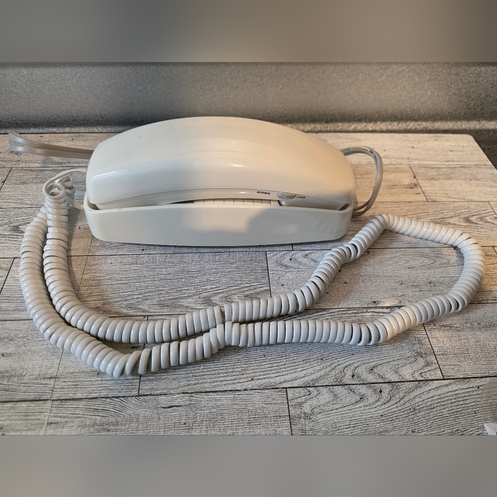 Classic White Corded Telephone